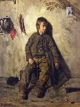 A Chimney Sweep from Savoie, 1832-Auguste De Chatillon-Framed Stretched Canvas