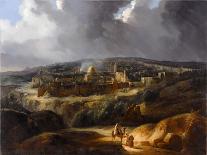 Jerusalem Seen from Mount Josaphat-Auguste de Forbin-Stretched Canvas