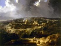 Jerusalem Seen from Mount Josaphat-Auguste de Forbin-Giclee Print