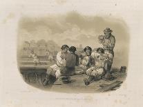Stone Mason's Workshop, 1845-Auguste de Montferrand-Giclee Print