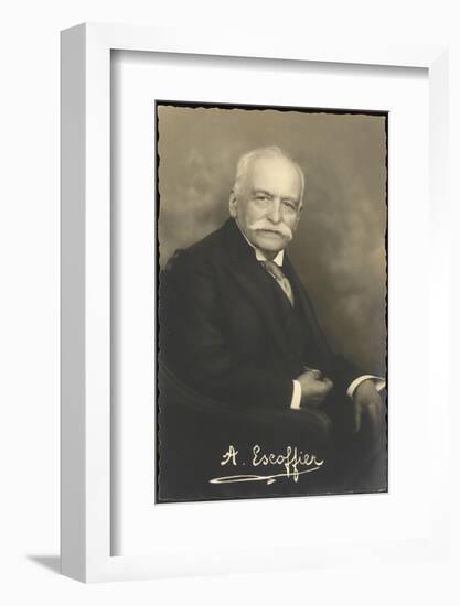 Auguste Escoffier French Chef-null-Framed Photographic Print