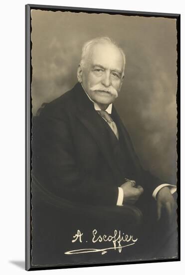 Auguste Escoffier French Chef-null-Mounted Photographic Print