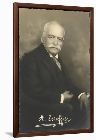 Auguste Escoffier French Chef-null-Framed Photographic Print