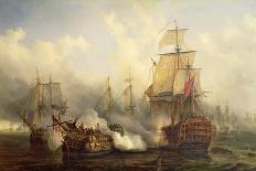 The Redoutable at Trafalgar, 21st October 1805-Auguste Etienne Francois Mayer-Mounted Giclee Print