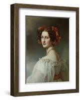 Auguste Hilber, Née Strobl, 1827. from the Beauty-Gallery of King Ludwig I-Joseph Karl Stieler-Framed Giclee Print