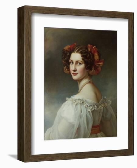 Auguste Hilber, Née Strobl, 1827. from the Beauty-Gallery of King Ludwig I-Joseph Karl Stieler-Framed Giclee Print