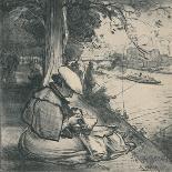 'Île Des Cygnes', c1898, (1919)-Auguste Lepere-Giclee Print