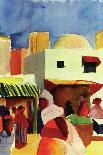 Inner Court of the Country House in St-Germain, 1914-Auguste Macke-Premium Giclee Print
