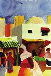 Inner Court of the Country House in St-Germain, 1914-Auguste Macke-Premium Giclee Print