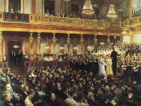 The Vienna Opera-Auguste Mandlick-Mounted Giclee Print