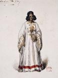 Costume Sketch for Ethiopian Prisoner-Auguste Mariette-Giclee Print