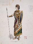 Costume Sketch for Ethiopian Prisoner-Auguste Mariette-Giclee Print