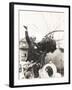 Auguste Piccard Waves as He Climbed into the Spherical Aluminum Capsule-null-Framed Photo