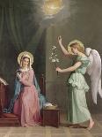 The Annunciation, 1859-Auguste Pichon-Framed Stretched Canvas