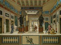 Inside of Roman Palace-Auguste Racinet-Framed Giclee Print