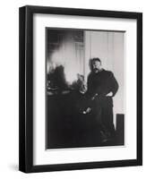 Auguste Renoir and Stephane Mallarme-Edgar Degas-Framed Giclee Print