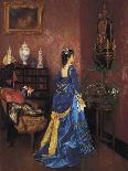 A Moments Reflection-Auguste Toulmouche-Giclee Print