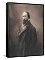 Auguste Vacquerie, C.1865-Nadar-Framed Stretched Canvas