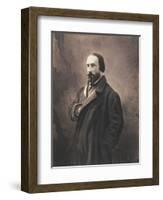 Auguste Vacquerie, C.1865-Nadar-Framed Giclee Print