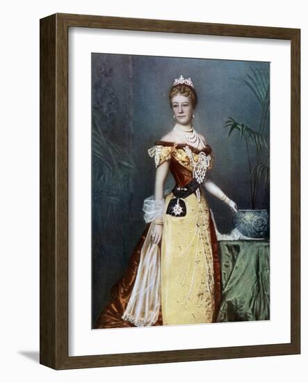 Auguste Viktoria, German Empress, Late 19th Century-Reichard & Lindner-Framed Giclee Print