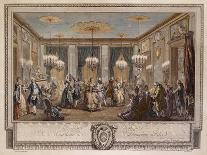 The Evening Dress Ball at the House of Monsieur Villemorien Fila-Augustin De Saint-aubin-Giclee Print