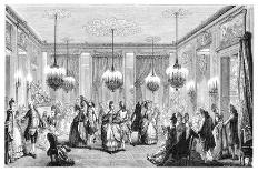 The Evening Dress Ball at the House of Monsieur Villemorien Fila-Augustin De Saint-aubin-Giclee Print