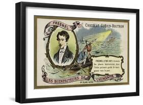 Augustin-Jean Fresnel, French Physicist and Engineer-null-Framed Giclee Print