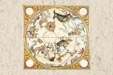 South Celestial Planisphere-Augustin Rythen-Framed Stretched Canvas