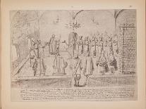 A Scene at the Royal Court of Tsar Alexis Mikhailovich, 1662-Augustin von Meierberg-Giclee Print