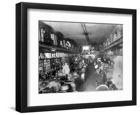 Augustine Kyer Grocery Store Interior, Seattle, 1909-Ashael Curtis-Framed Giclee Print