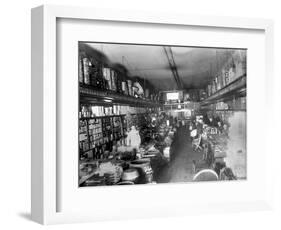 Augustine Kyer Grocery Store Interior, Seattle, 1909-Ashael Curtis-Framed Giclee Print