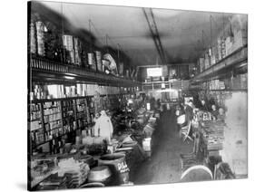 Augustine Kyer Grocery Store Interior, Seattle, 1909-Ashael Curtis-Stretched Canvas