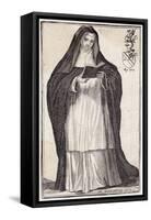 Augustine Nun-null-Framed Stretched Canvas