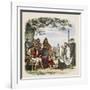 Augustine Preaching before King Ethelbert-James William Edmund Doyle-Framed Giclee Print