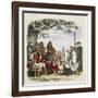 Augustine Preaching before King Ethelbert-James William Edmund Doyle-Framed Giclee Print