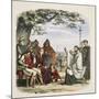 Augustine Preaching before King Ethelbert-James William Edmund Doyle-Mounted Giclee Print