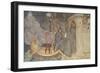 Augustine Returning to Carthage, Scene from Life of Saint Augustine, 1420-1425-Ottaviano Nelli-Framed Giclee Print