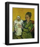 Augustine Roulin with Her Baby-Vincent van Gogh-Framed Art Print