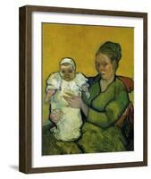 Augustine Roulin with Her Baby-Vincent van Gogh-Framed Art Print