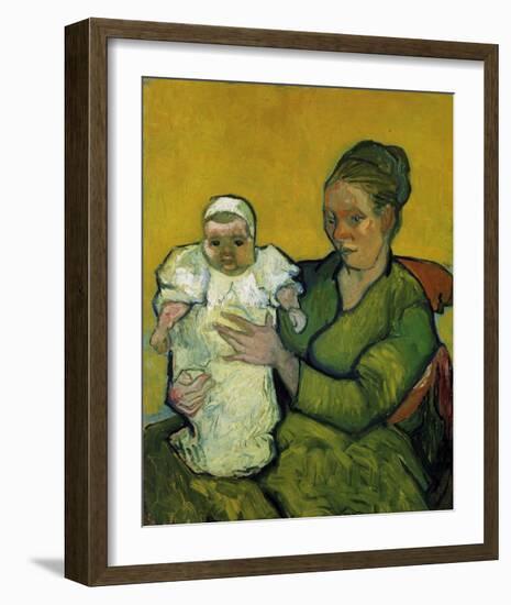 Augustine Roulin with Her Baby-Vincent van Gogh-Framed Art Print