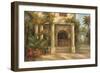 Augustine's Courtyard-Enrique Bolo-Framed Art Print