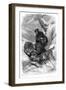 Augustinian Canons and their St Bernard Dogs Rescuing a Traveller, Switzerland-null-Framed Giclee Print