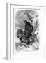 Augustinian Canons and their St Bernard Dogs Rescuing a Traveller, Switzerland-null-Framed Giclee Print