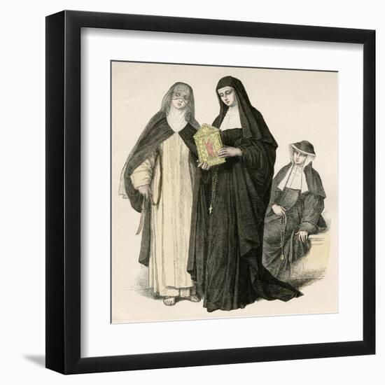 Augustinian Nuns-null-Framed Art Print