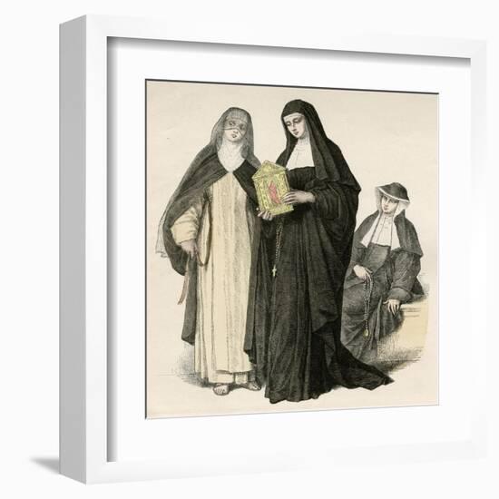 Augustinian Nuns-null-Framed Art Print