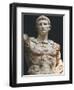 Augustus (61 Bc-14 Ad). First Roman Emperor, Marble Statue of Augustus of Prima Porta (1st Century)-Prisma Archivo-Framed Photographic Print