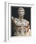 Augustus (61 Bc-14 Ad). First Roman Emperor, Marble Statue of Augustus of Prima Porta (1st Century)-Prisma Archivo-Framed Photographic Print