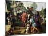 Augustus (63-14 BC) Before the Tomb of Alexander III (356-323 BC) the Great-Sebastien Bourdon-Mounted Giclee Print