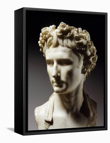Augustus, 63 BC-14 AD, Roman emperor-null-Framed Stretched Canvas