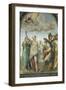 Augustus and Sibyl, 1528-Baldassare Peruzzi-Framed Giclee Print